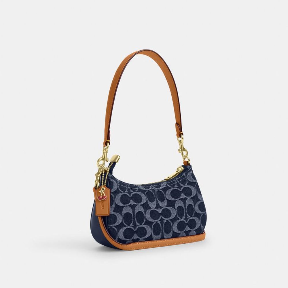 NWT Coach Outlet Teri Mini Crossbody Bag In Signature Denim - Picture 2 of 7